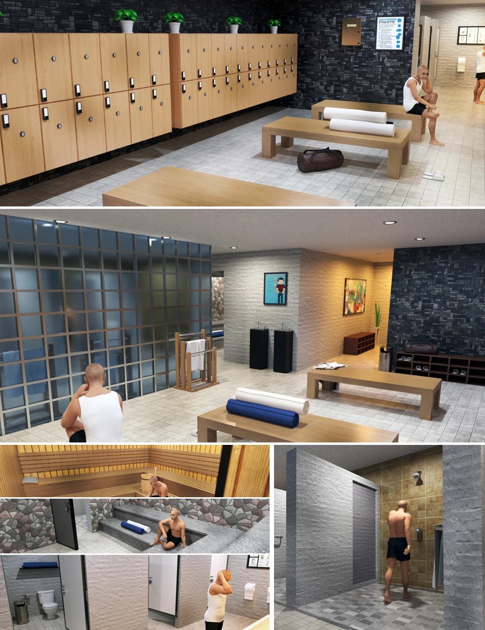 condominium locker room 1788999237