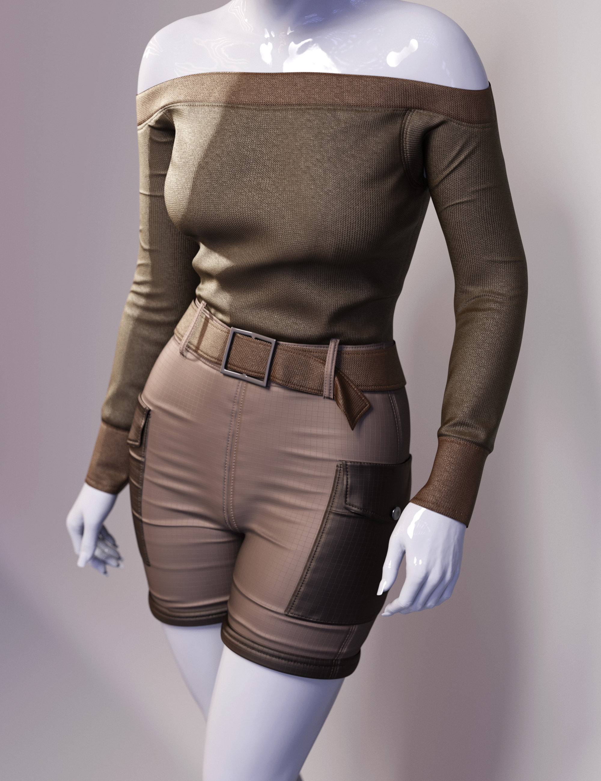 dForce Shoulder Free Cargo Style Romper for Genesis 9 66 dforceshoulderfreecargostyleromperforgenesis900maindaz3d 1789215979