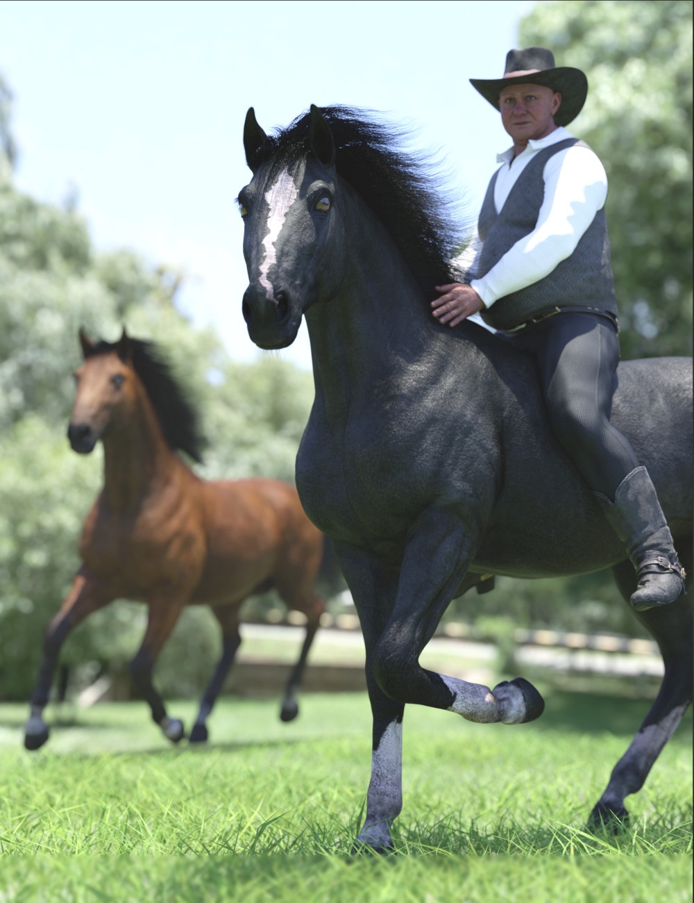 DA Daz Horse 3 Base Material Set 1 DA Daz Horse 3 Base Material Set