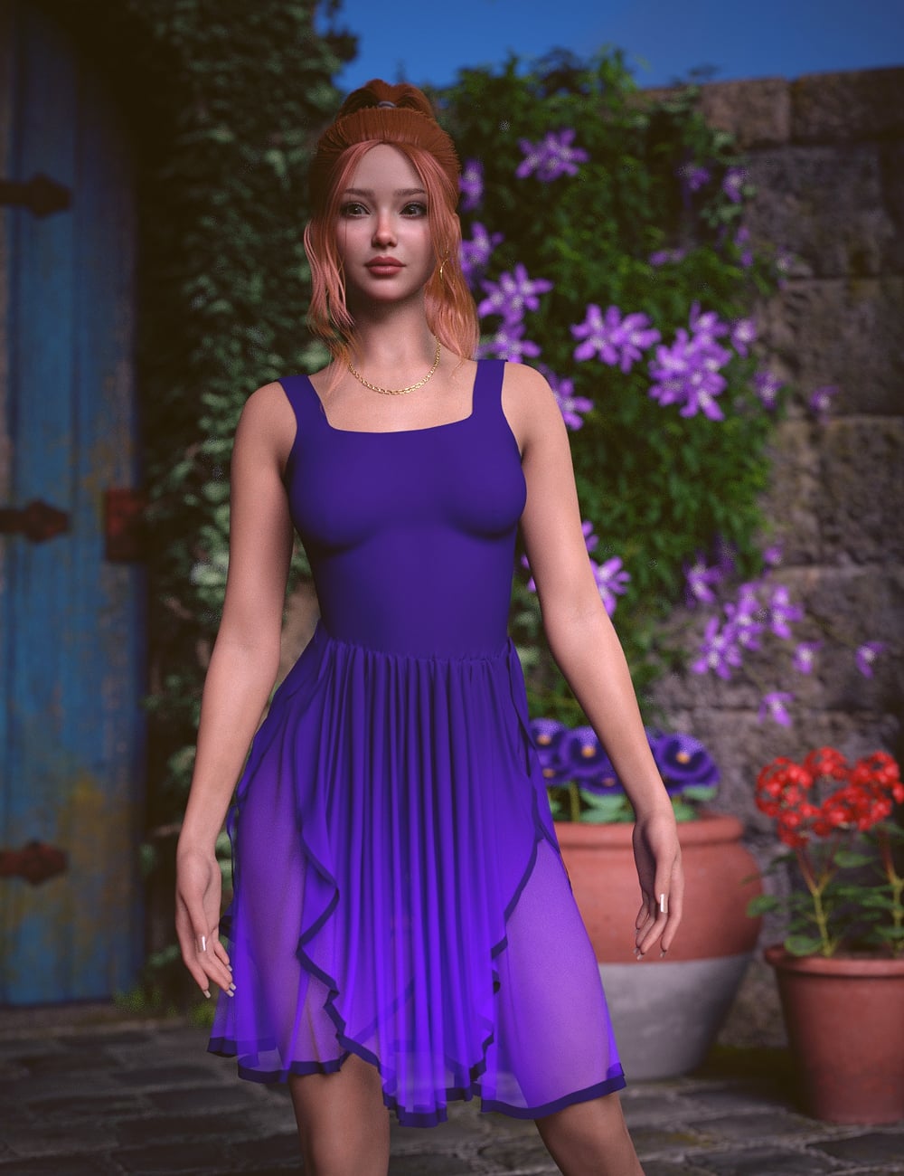 MbM dForce Intrigue Dress for Genesis 9 6 MbM Intrigue Dress Main 1789282978