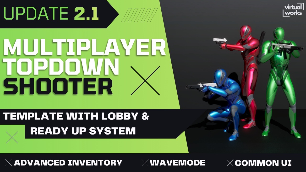 Multiplayer Top Down Shooter Template v2.1 (5.6, 5.7,5.8) Unreal Engine 1 https://new.imagehostx.com/upload/2026/09/14/233232lo_1789415790.jpg