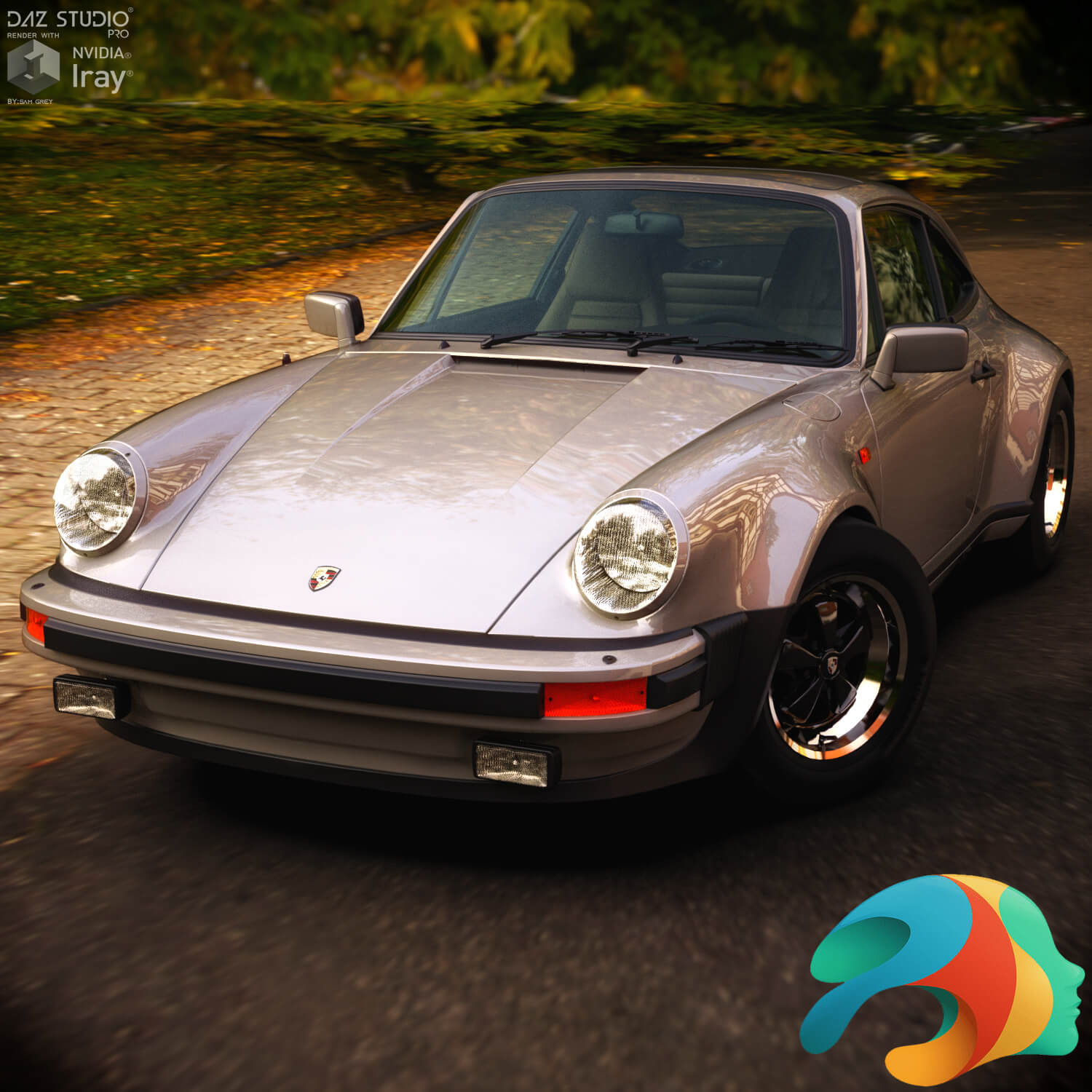 porsche 911 turbo 3 3 1982 for daz studio 25 1789622258