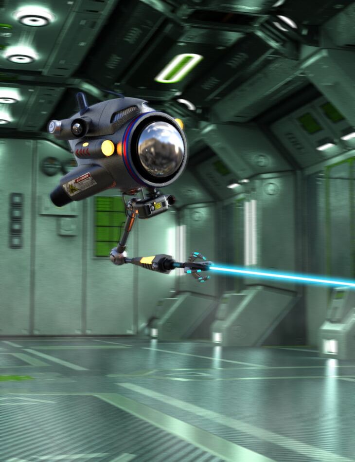 Sci Fi Flying Drone 1789693137