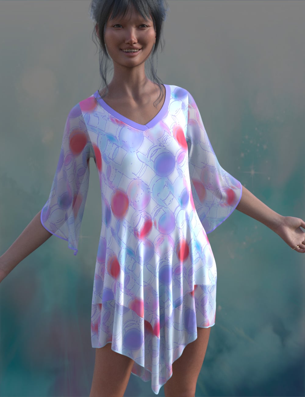 DNA Tilly dForce Tunic for Genesis 9 86 dnatillydforcetunicforgenesis900maindaz3d 1789803054