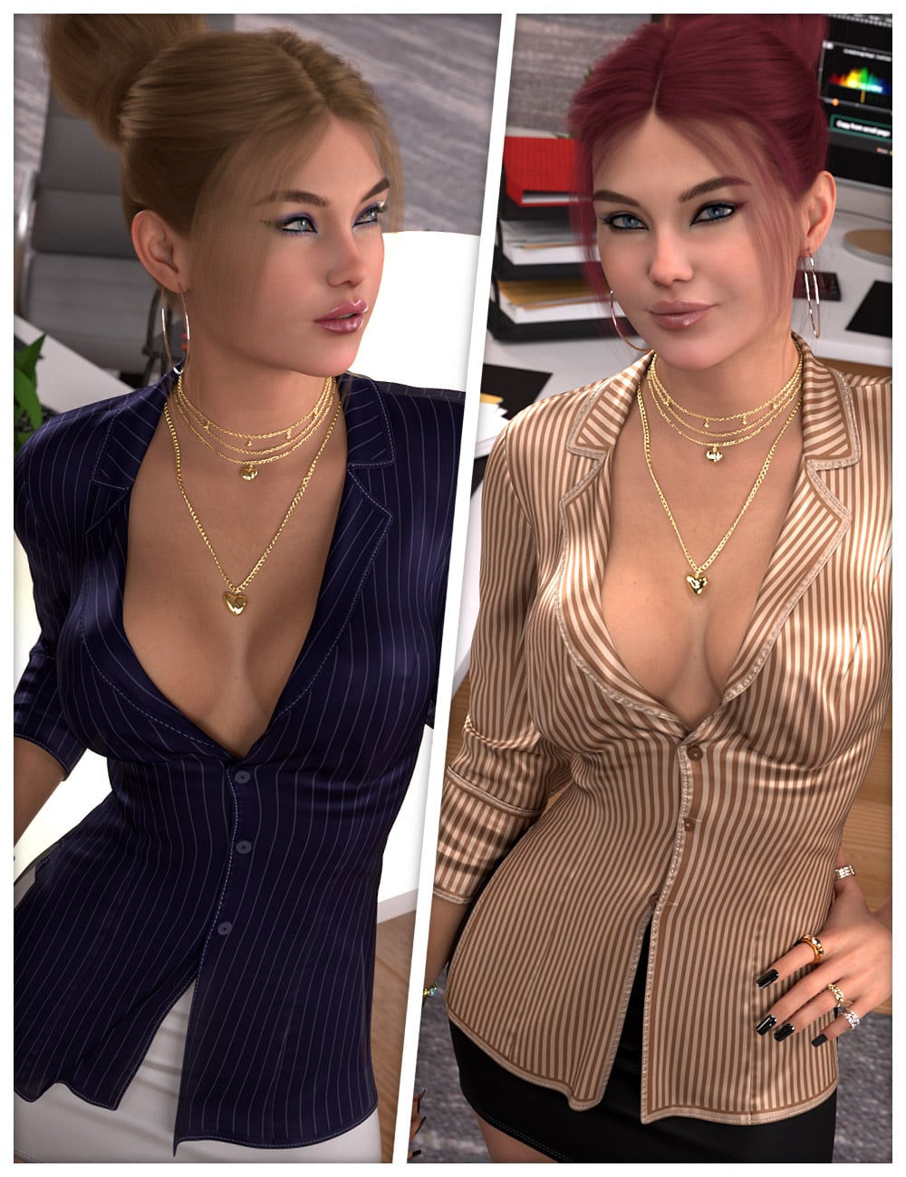 Fashionable Textures for dForce SU Sexy Shirt 92
