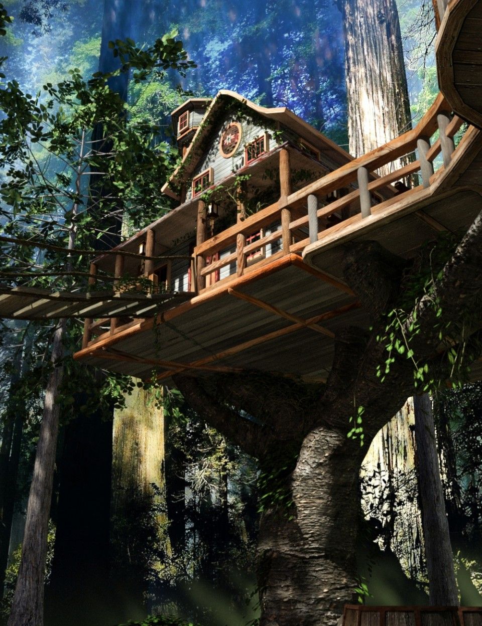 forest treehouse 1789865288