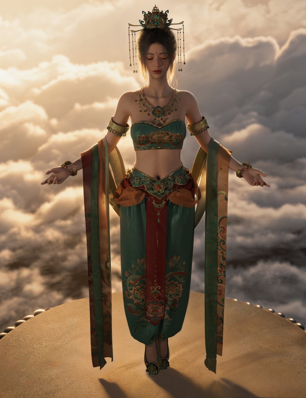 dForce Lala Dunhuang Apsara Outfit for Genesis 9 1 https://new.imagehostx.com/upload/2026/09/21/dforcelaladunhuangapsaraoutfitforgenesis900maindaz3d_1789997209.jpg