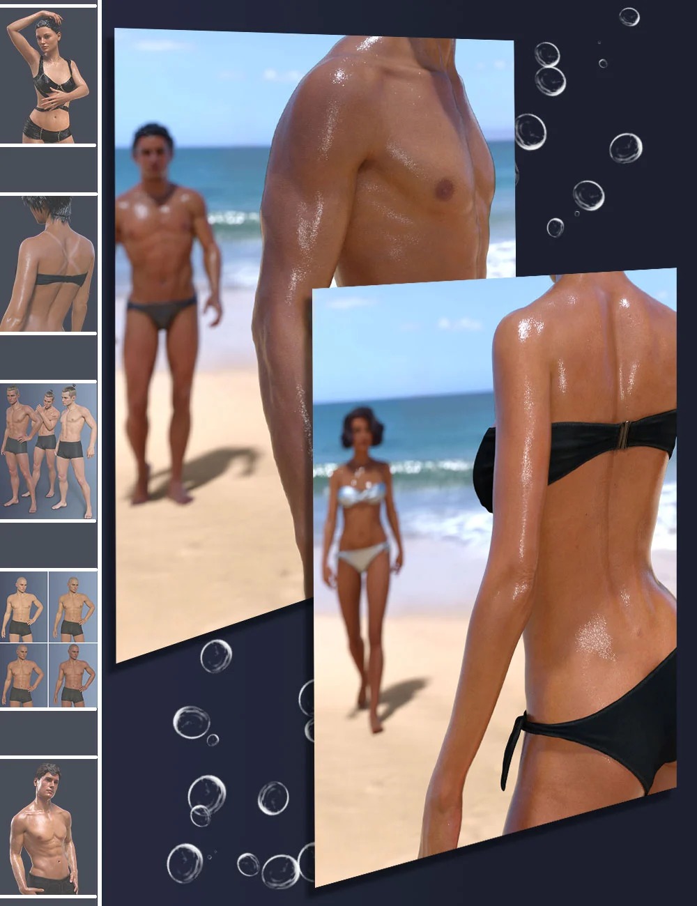 Wet and Tanned Skins for Genesis 8.1 Bundle 6 remote 1789982650