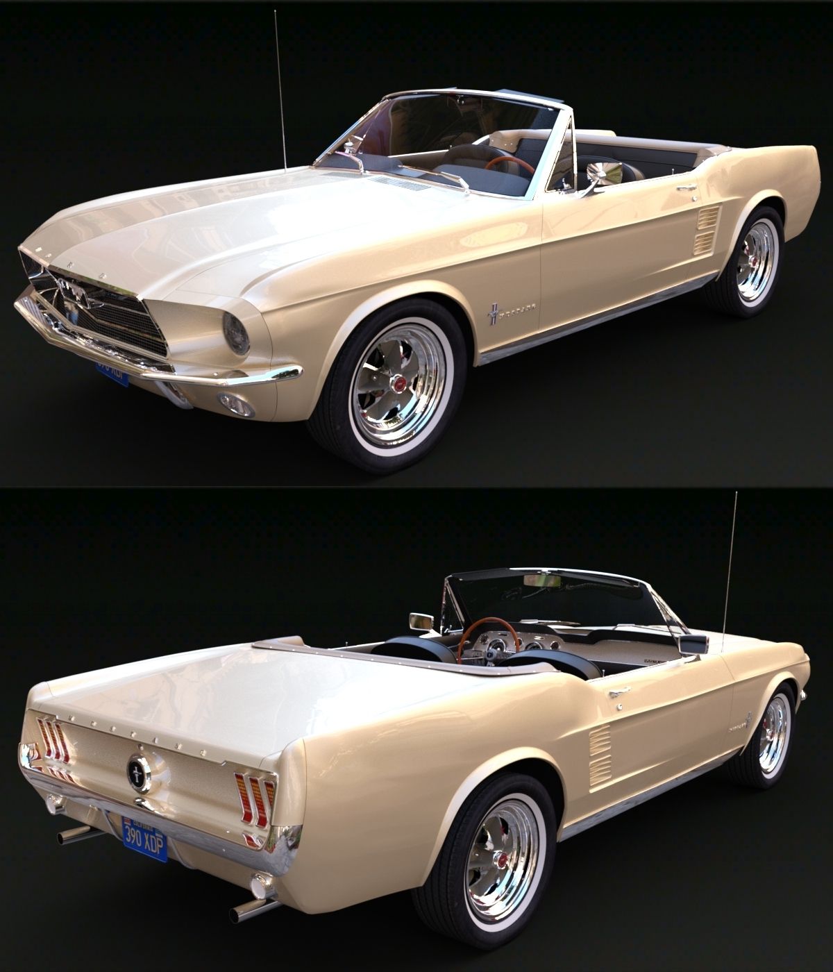 Ford Mustang Conv 1967 1790054261