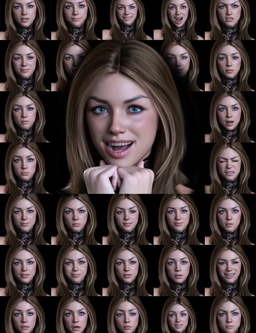 P3D 100 Natural Expressions Mega Pack 2 for Genesis 9 2 remote 1790070765