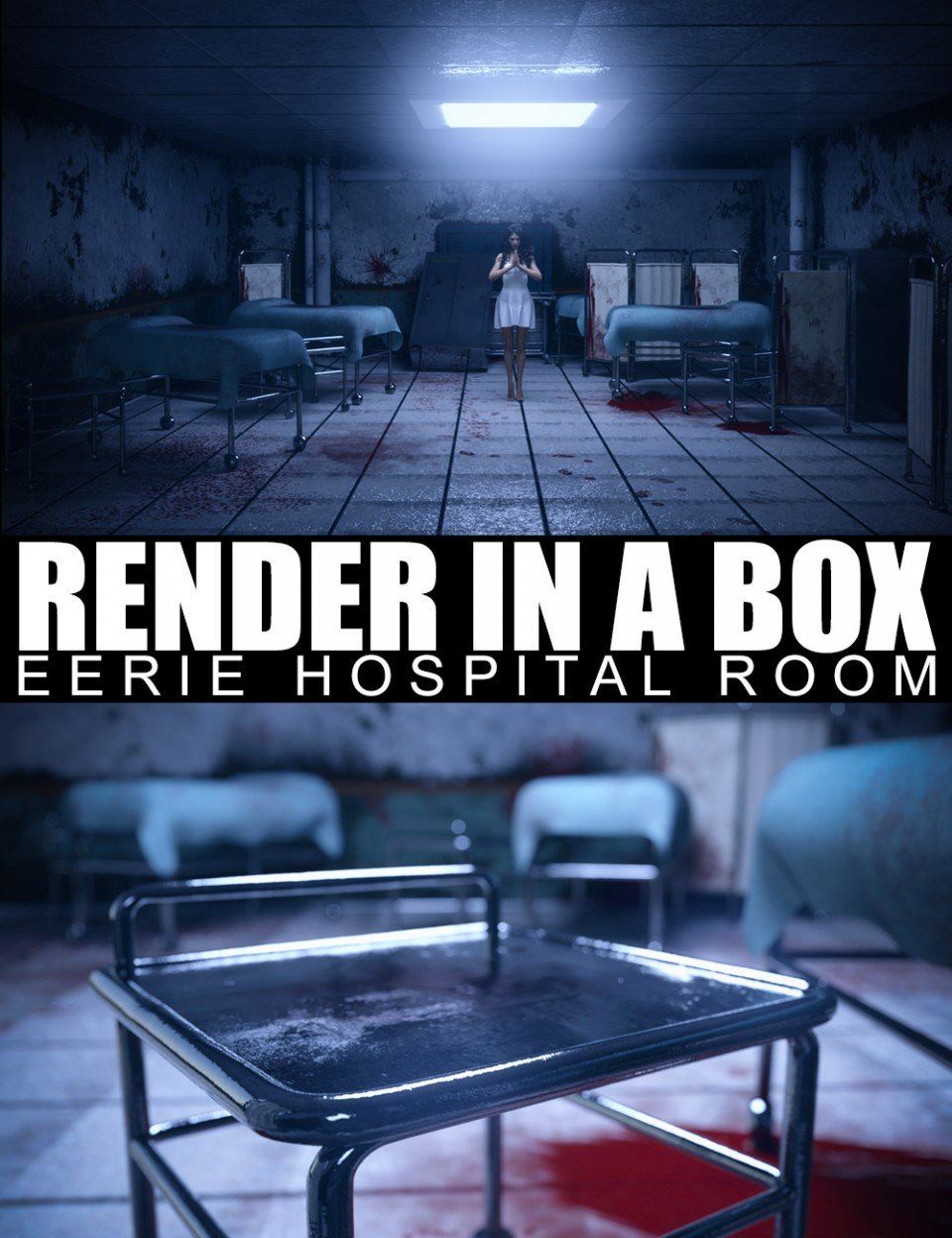 render in a box eerie hospital room 1790053775
