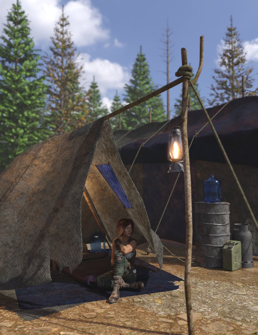 Post Apocalyptic Tents 1 https://new.imagehostx.com/upload/2026/09/23/Daz3D-PostApocalypticTents1-Main_1790158087.jpg