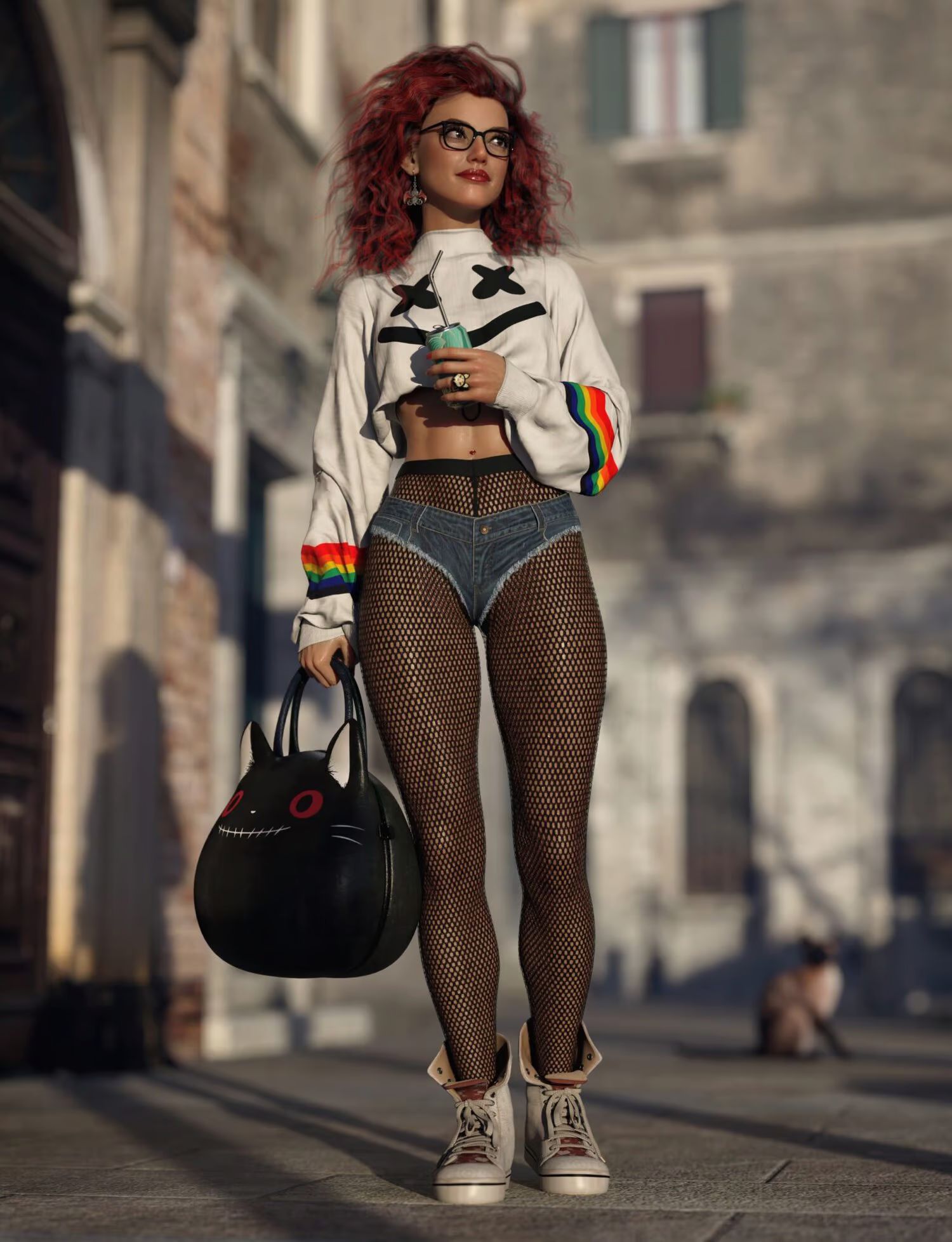 Fishnet Tights for Genesis 8 Female and Genesis 9 96 MeshThightsPromo01