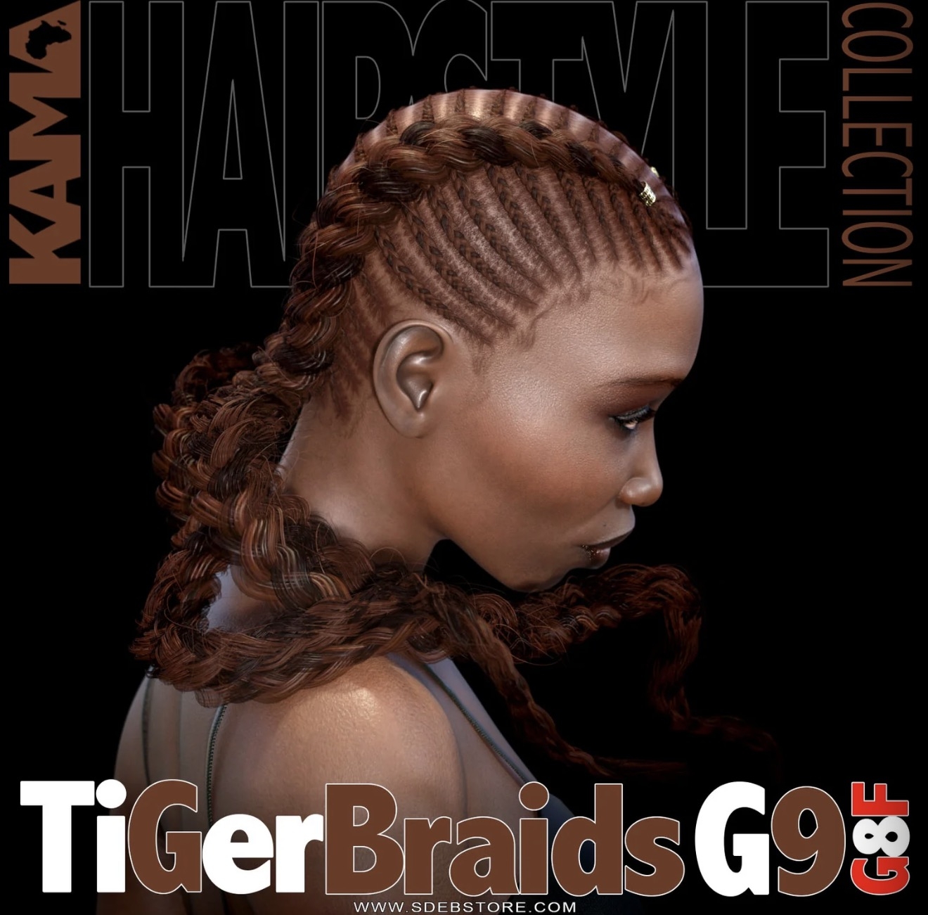 Tiger Braids G9/G8F 2 TBG8 1790216164