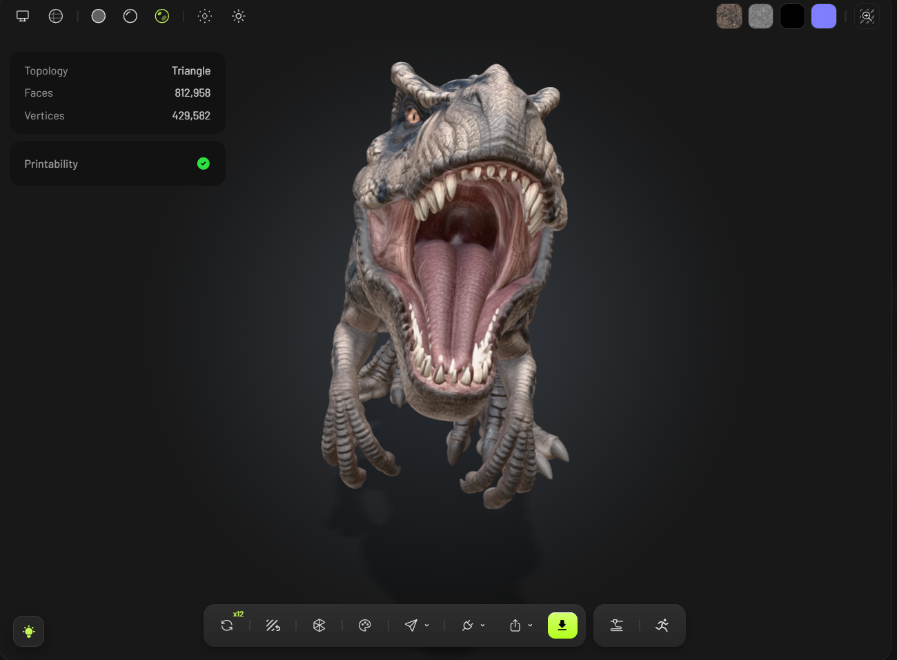 DIno 3d model 2