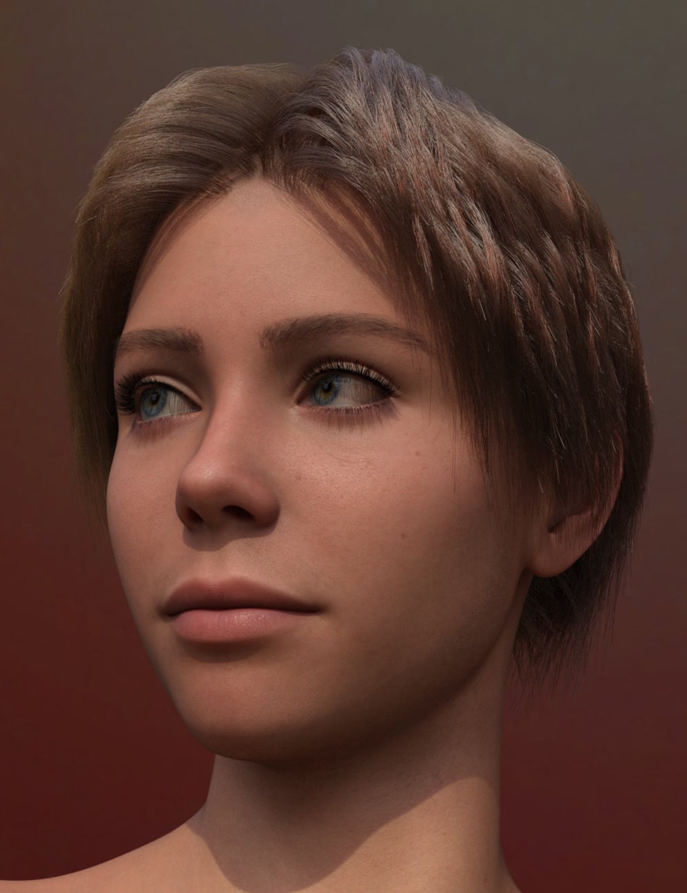 ATG Short Middle Part Hair for Genesis 9 and 8 100 atgshortmiddleparthairforgenesis9and800maindaz3d 1790965602