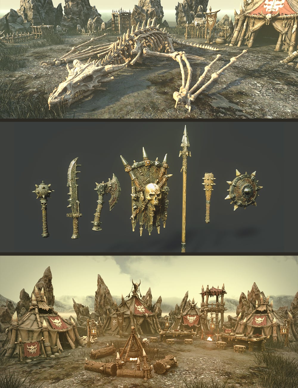 Polish Orc War Camp Bundle 96 polishorcwarcampbundle00maindaz3d 1791308601
