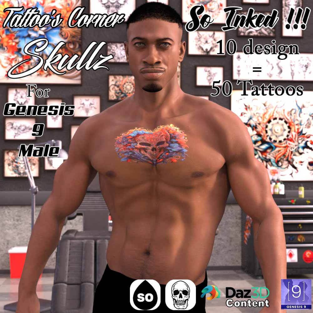 Tattoo's Corner : So Inked Series Vol 1 Skull for G9M 1 https://new.imagehostx.com/upload/2026/10/07/1_1791414641.jpg