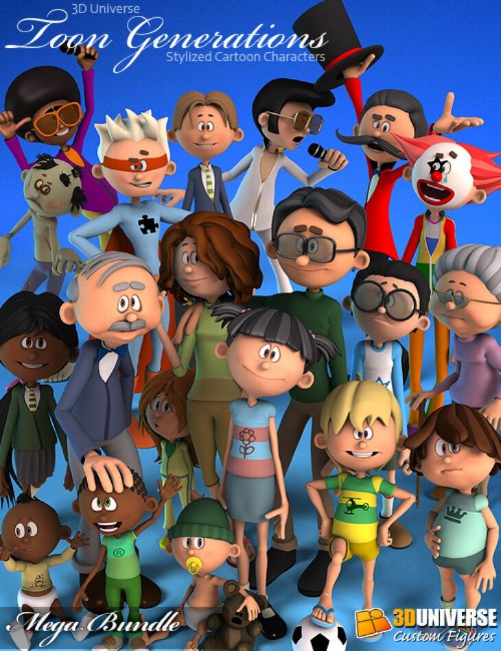 Toon Generations Mega-Bundle + Bonus 2 Toon Generations Mega Bundle Bonus 1791374861