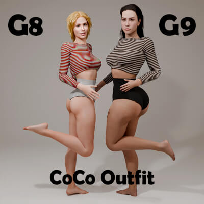 Coco Outfit for Genesis 8 Female / Genesis 9 86 nGo0GKQ 1791493941