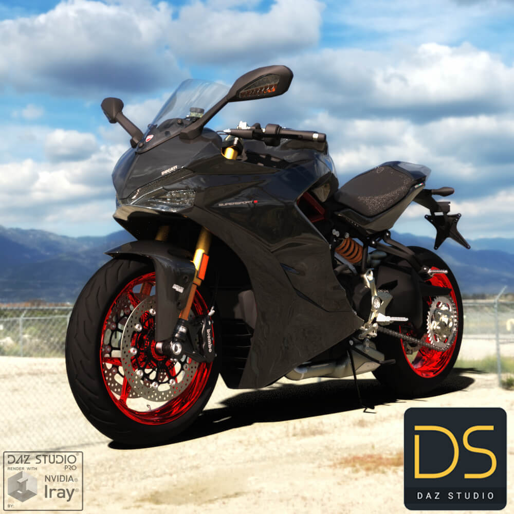Ducati Motorcycle for DAZ Studio 26 ducati motorcycle for daz studio 01 1791678674