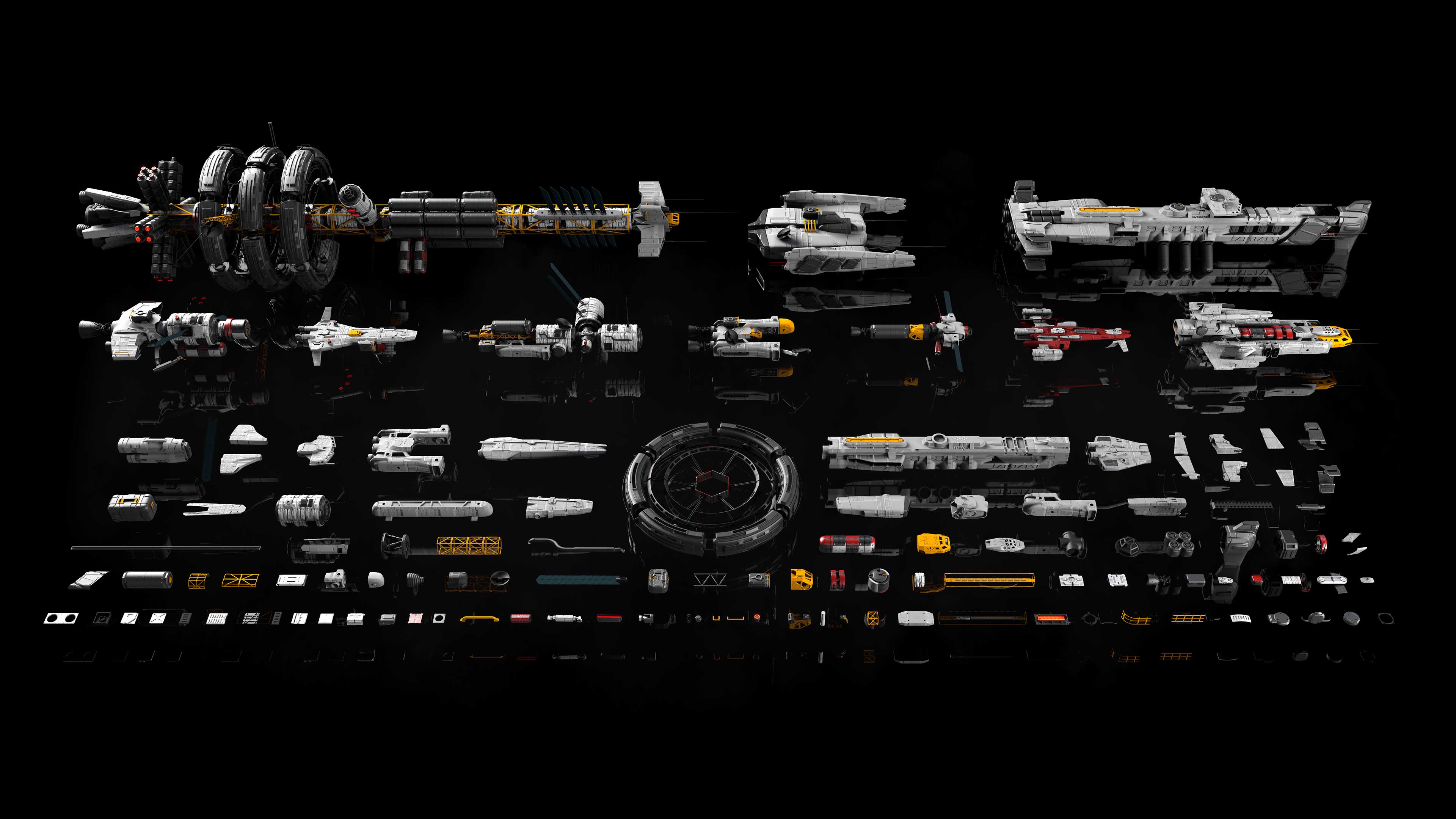 KItbash3d Spaceships: Legacy 92 SS WEB SET GALLERY 2 1791913468