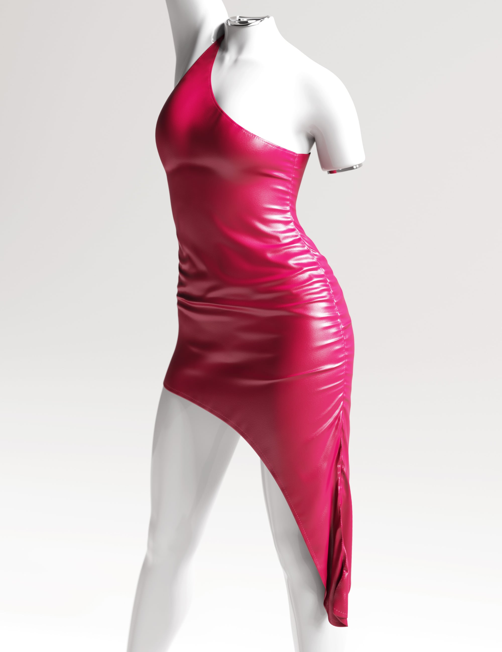 DForce Asymmetric Ruffle Dress For Genesis 9 [Request]