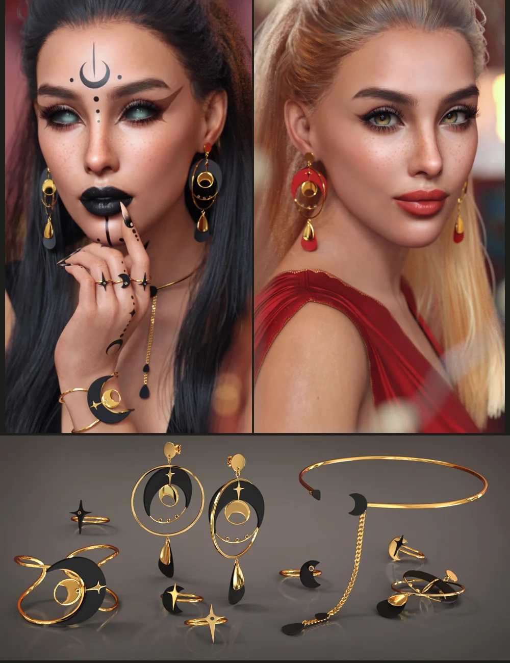 Addy Luna Luna Witch and VRV Luna Jewelry Bundle main 1792274161