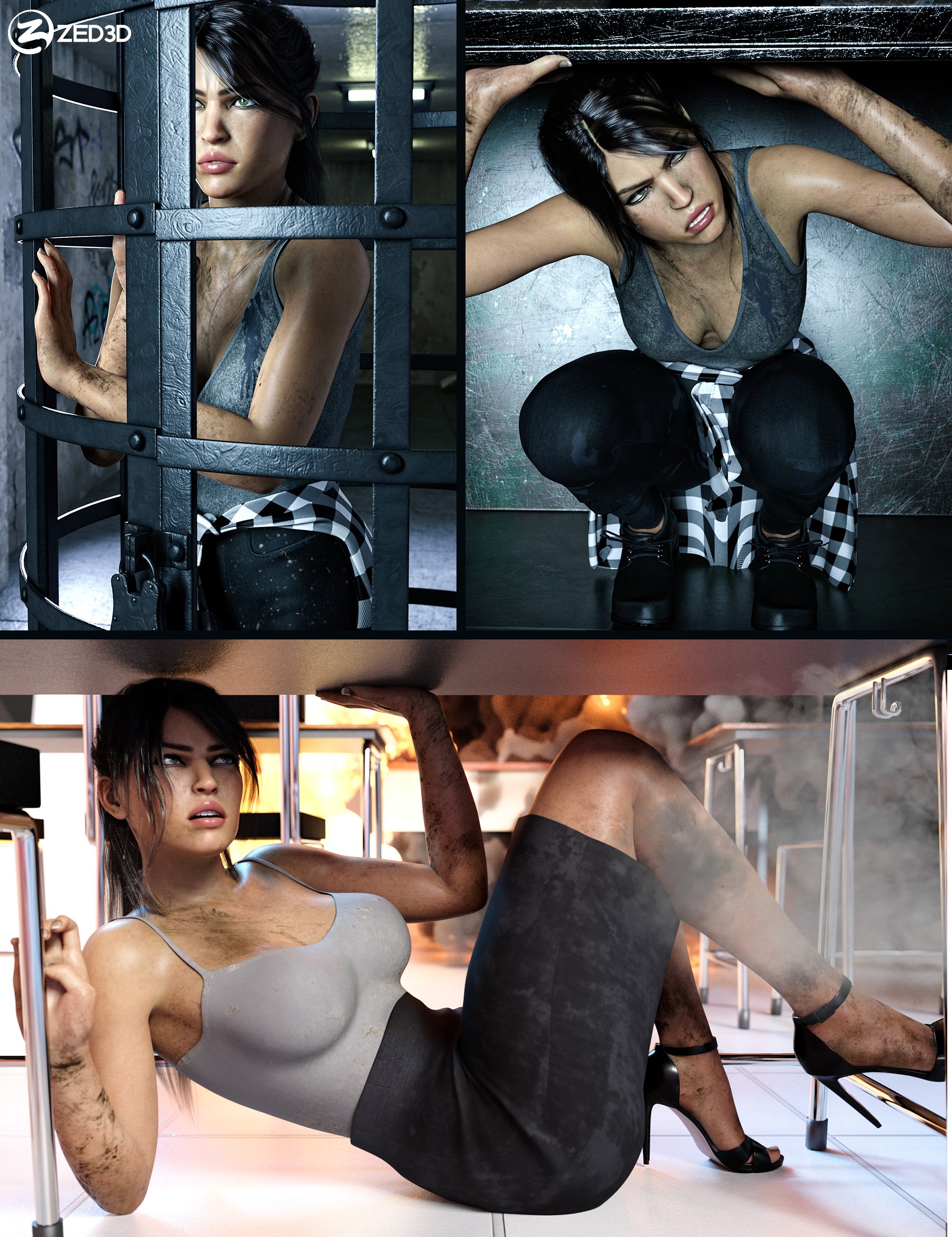 Z Trapped and Stuck Utility Poses for Genesis 8 and 8.1 4 ztrappedandstuckutilityposesforgenesis8and8100maindaz3d 1792309599