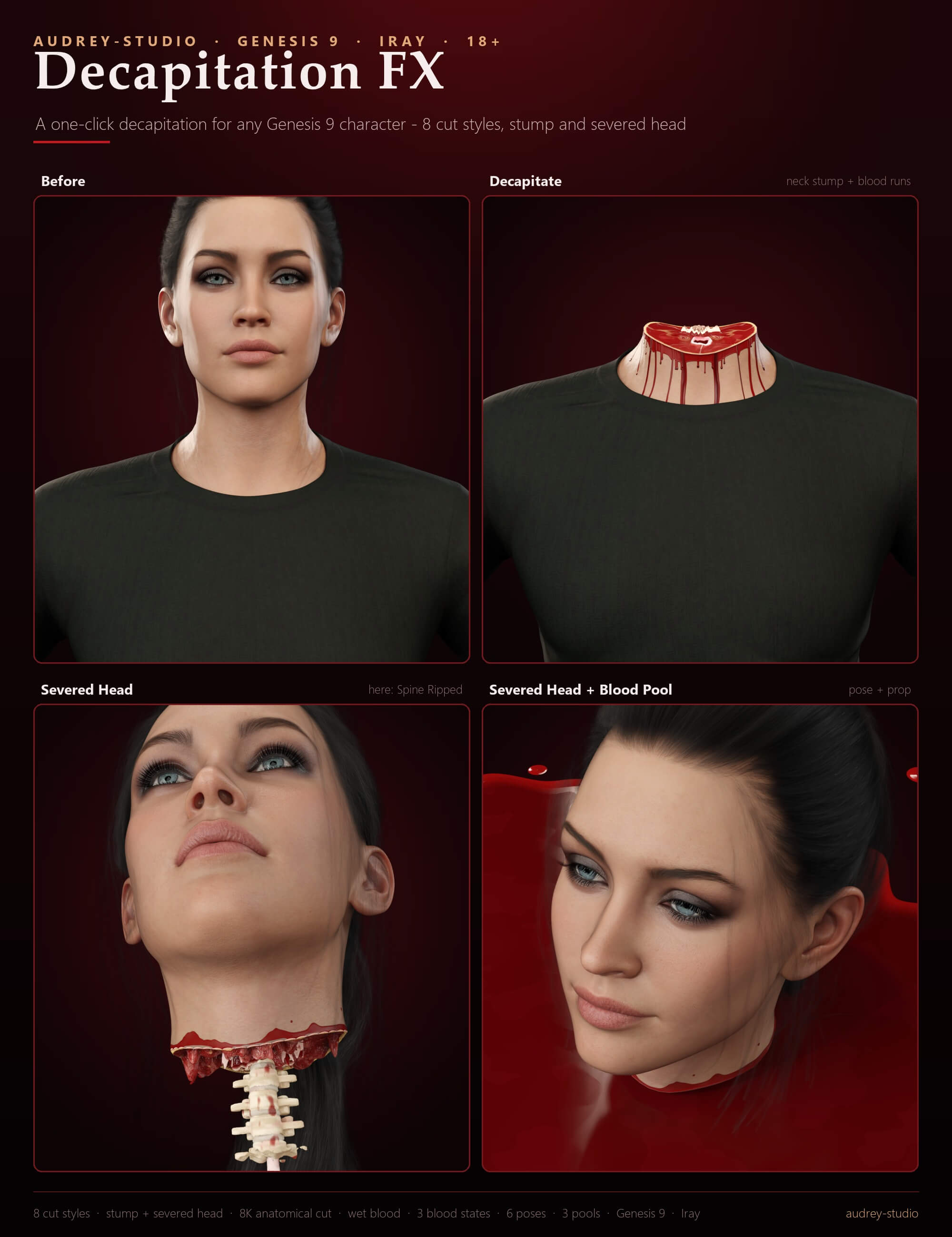 Decapitation FX Neck Stump and Severed Head Gore for G9 G8 1 https://new.imagehostx.com/upload/2026/10/19/decapitation-fx-neck-stump-and-severed-head-gore-for-genes-01_1792424623.jpg