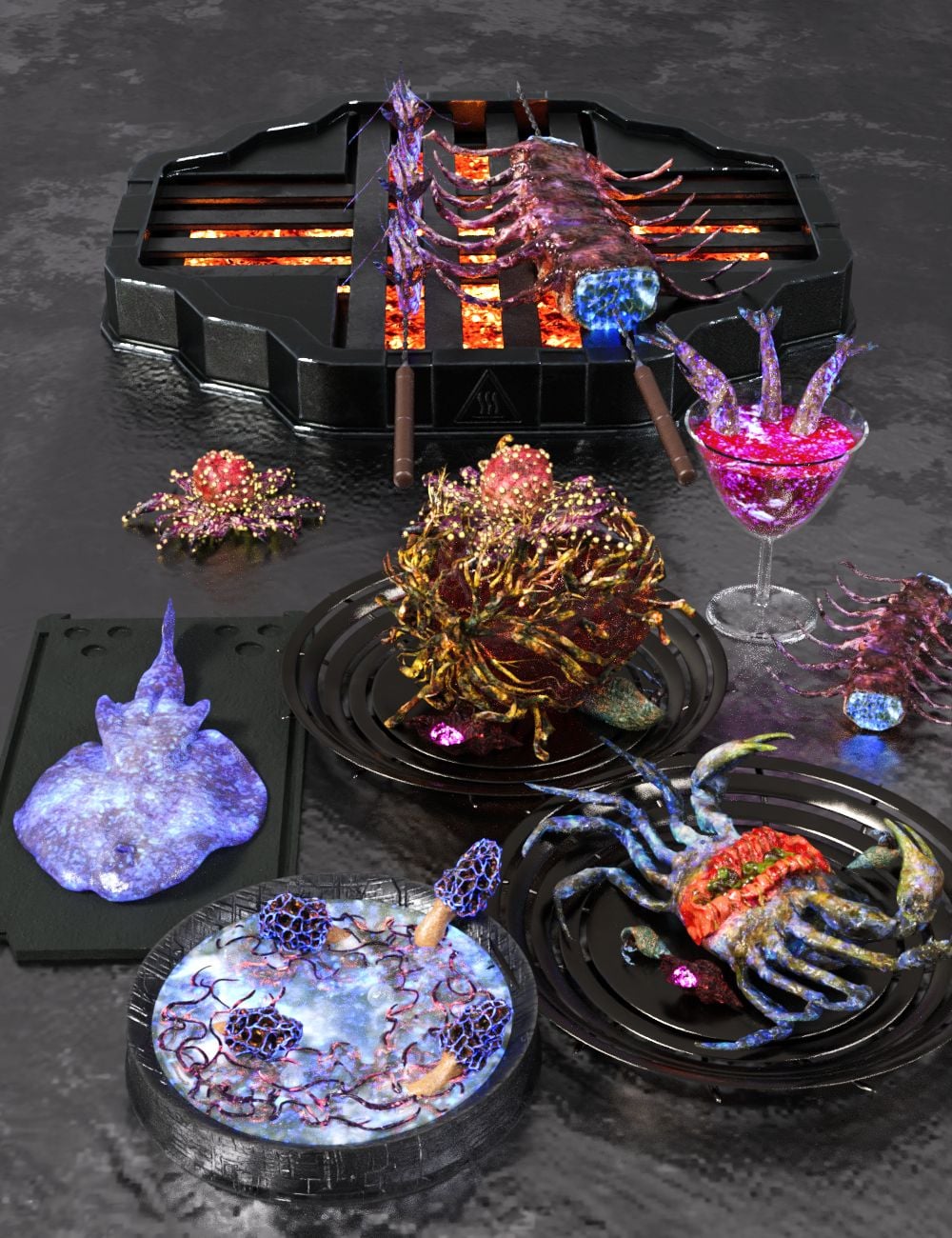 Alien Food Collection Volume 3 100 alienfoodcollectionvolume300maindaz3d 1792826816