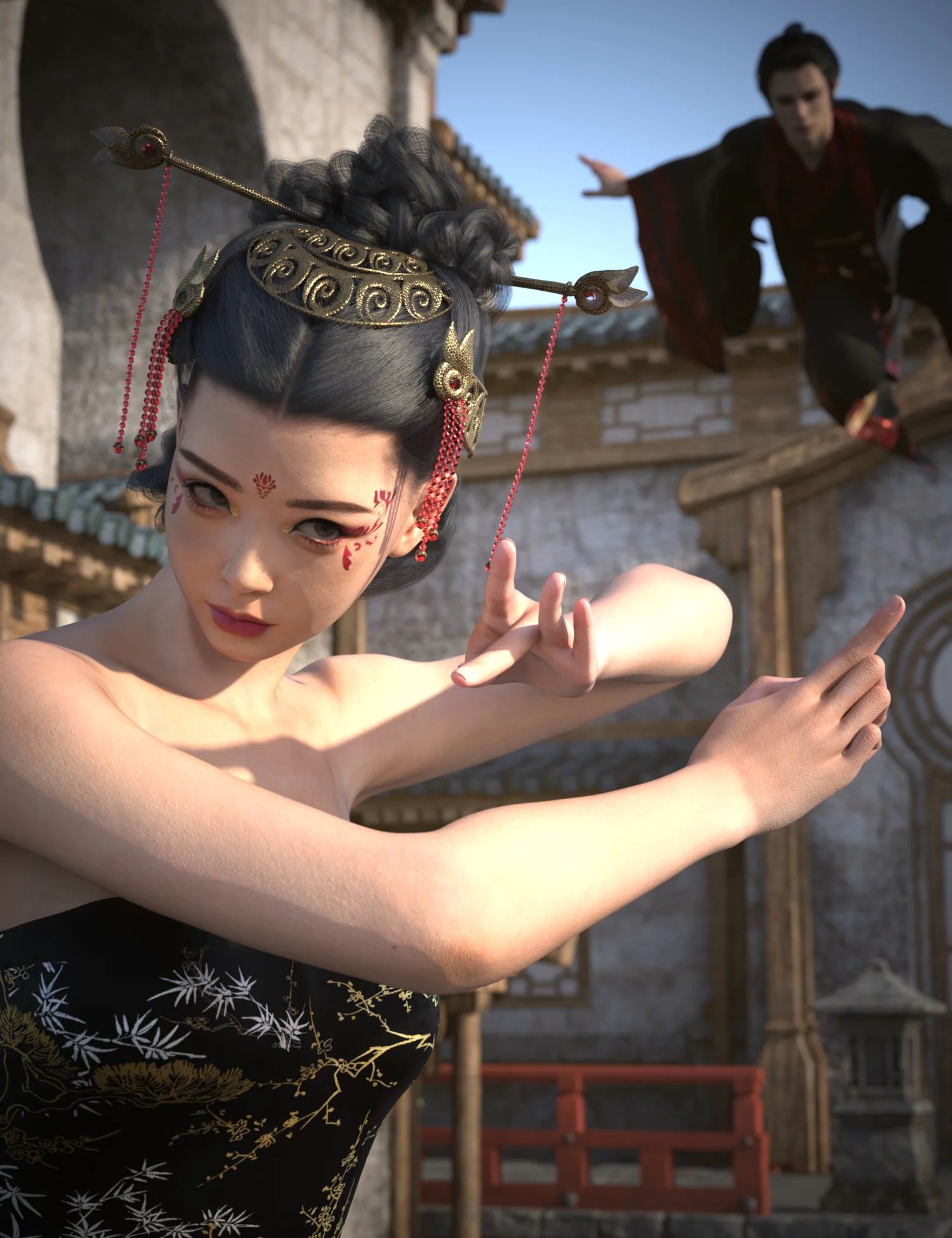 IGD Jade Phoenix Pose Bundle 88
