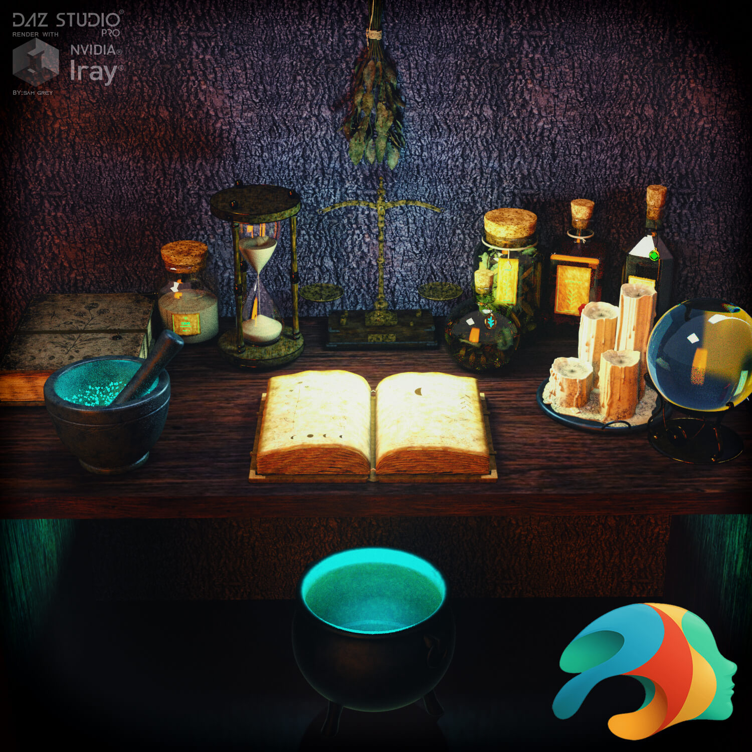Apothecary Witch Bundle for DAZ 86 apothecary witch bundle for daz 01 1793172738
