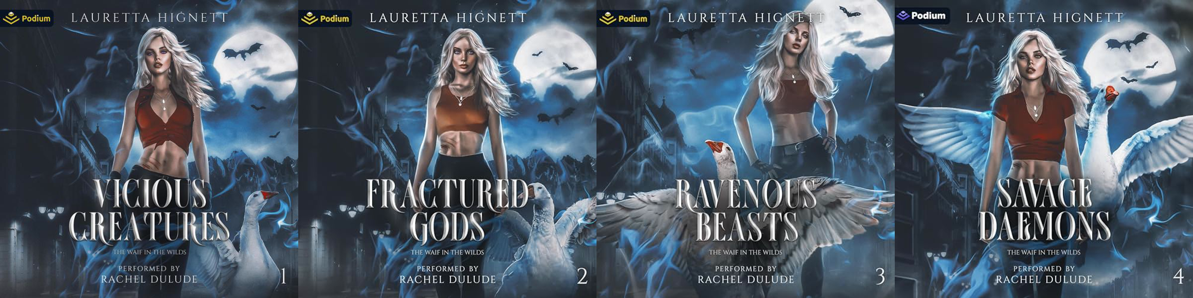 The Waif in the Wilds (#1-4) - Lauretta Hignett