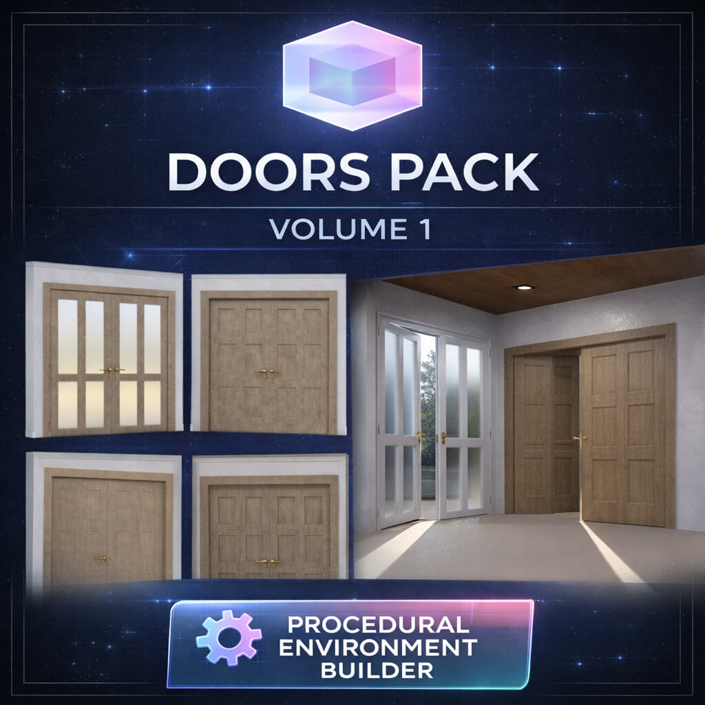 Doors Pack Volume 1 for Room Builder 8 doors pack volume 1 for room builder 01 1793290296