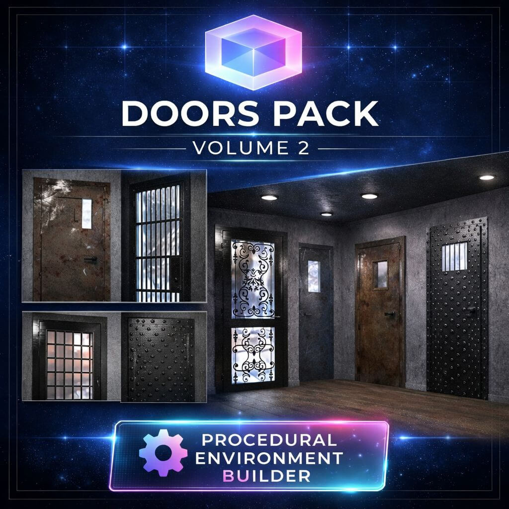 Doors Pack Volume 2 for Room Builder 6 doors pack volume 2 for room builder 01 1793290162