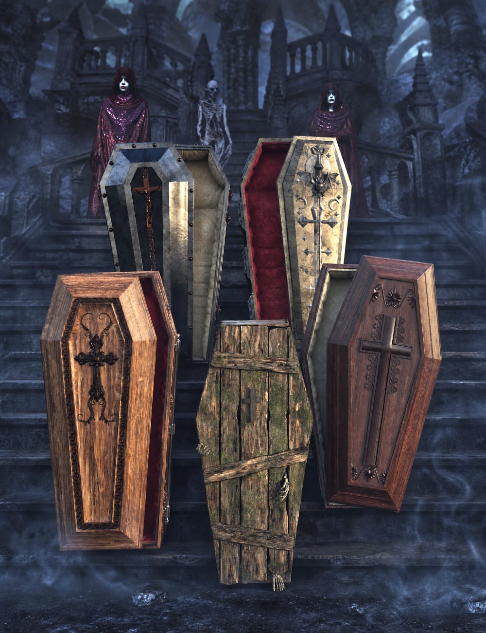 Coffins of the Damned 90 Coffins of the Damn Main 1793433205