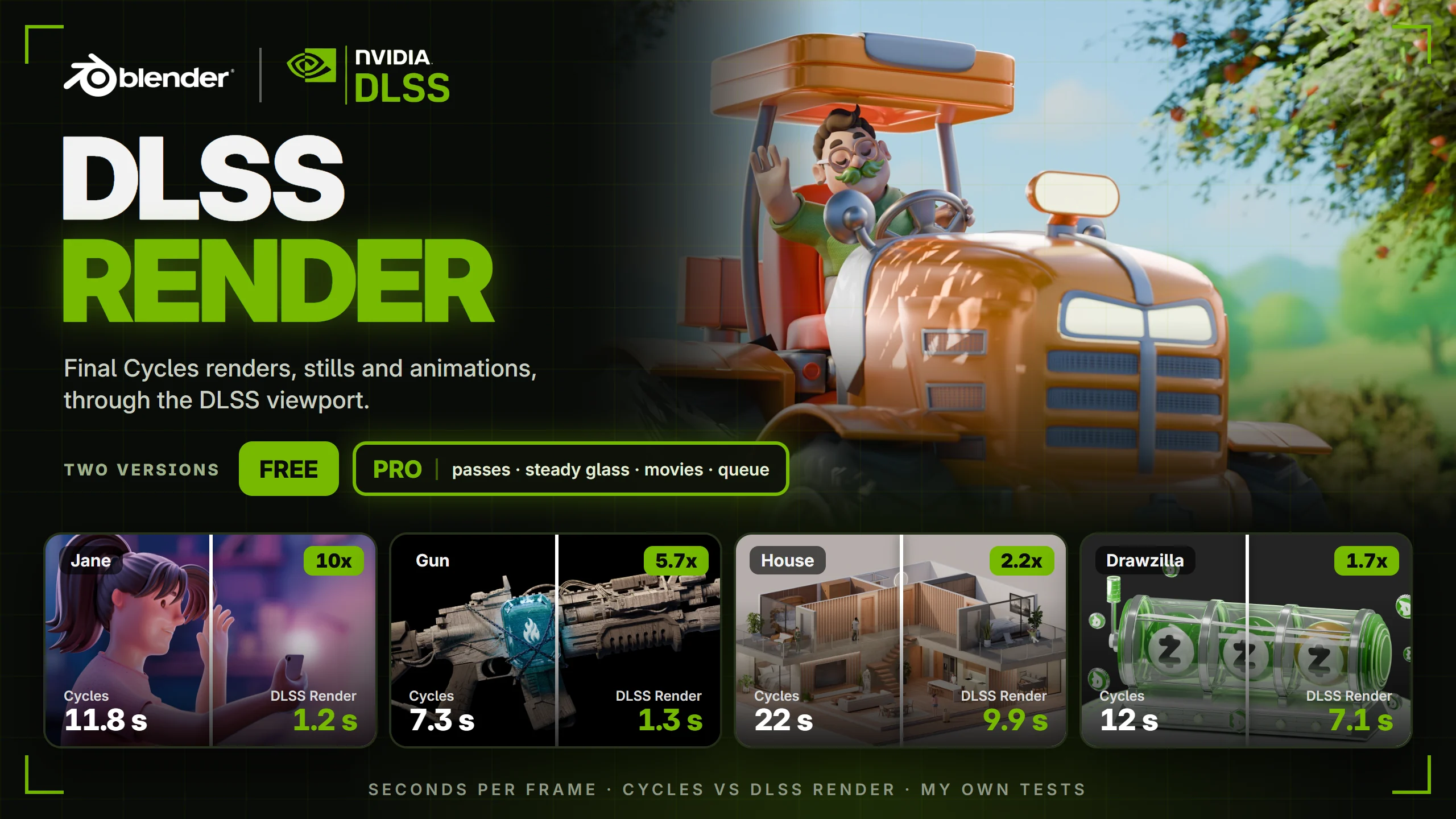 DLSS Render for Blender (Pro) 102 cover v3 1793419905