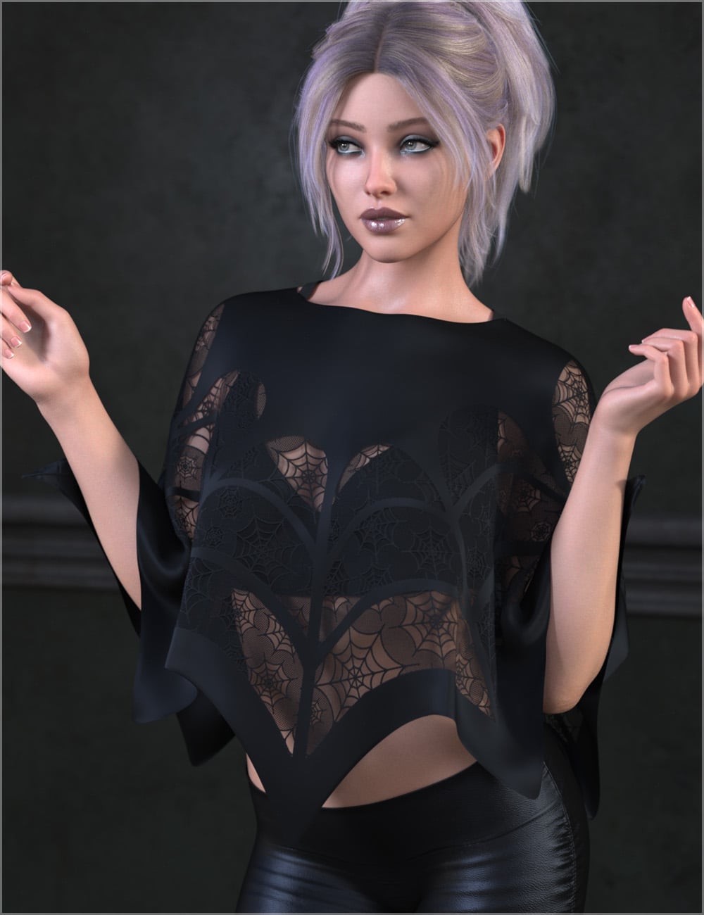dForce Spiderweb Shawl Genesis 9 86 main 1793433306